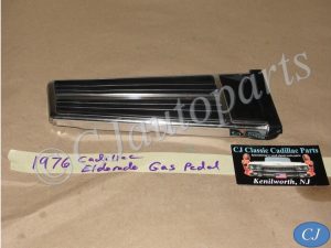 OEM 1971 1972 1973 1974 1975 1976 Cadillac Eldorado ACCELERATOR GAS PEDAL PAD WITH CHROME TRIM #412763